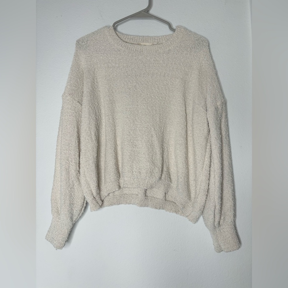 ALTAR’D STATE CREAM POPCORN KNIT SWEATER SZ XS